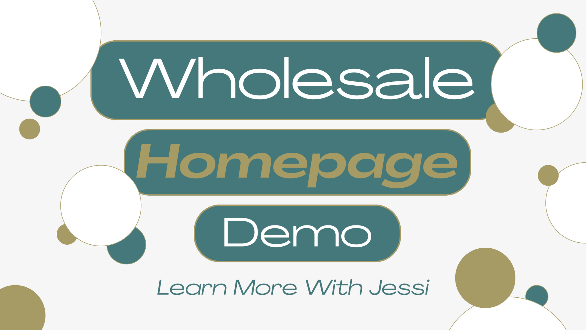 Wholesale Homepage: A Better Way to Shop and Stay Connected