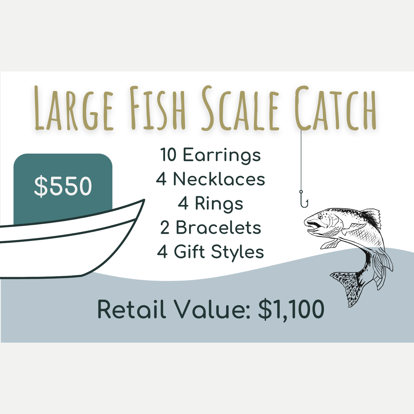 New Wholesale Clients - Large Fish Scale Catch