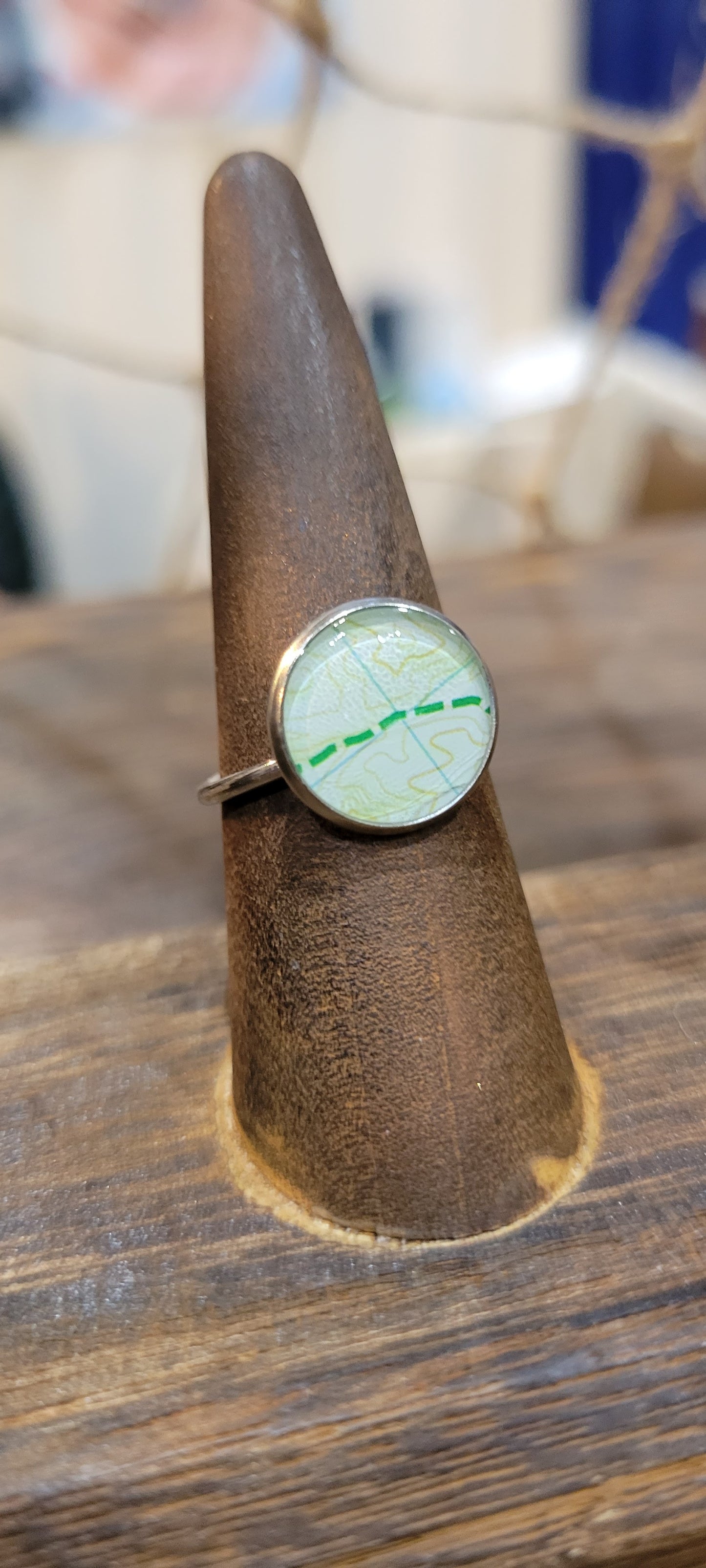 The Olivia - Our Round Map Ring