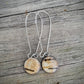 The Mia - Our Round Birch Kidney Dangle Earrings