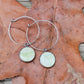 The Clara - Our Round Map Hoop Earrings
