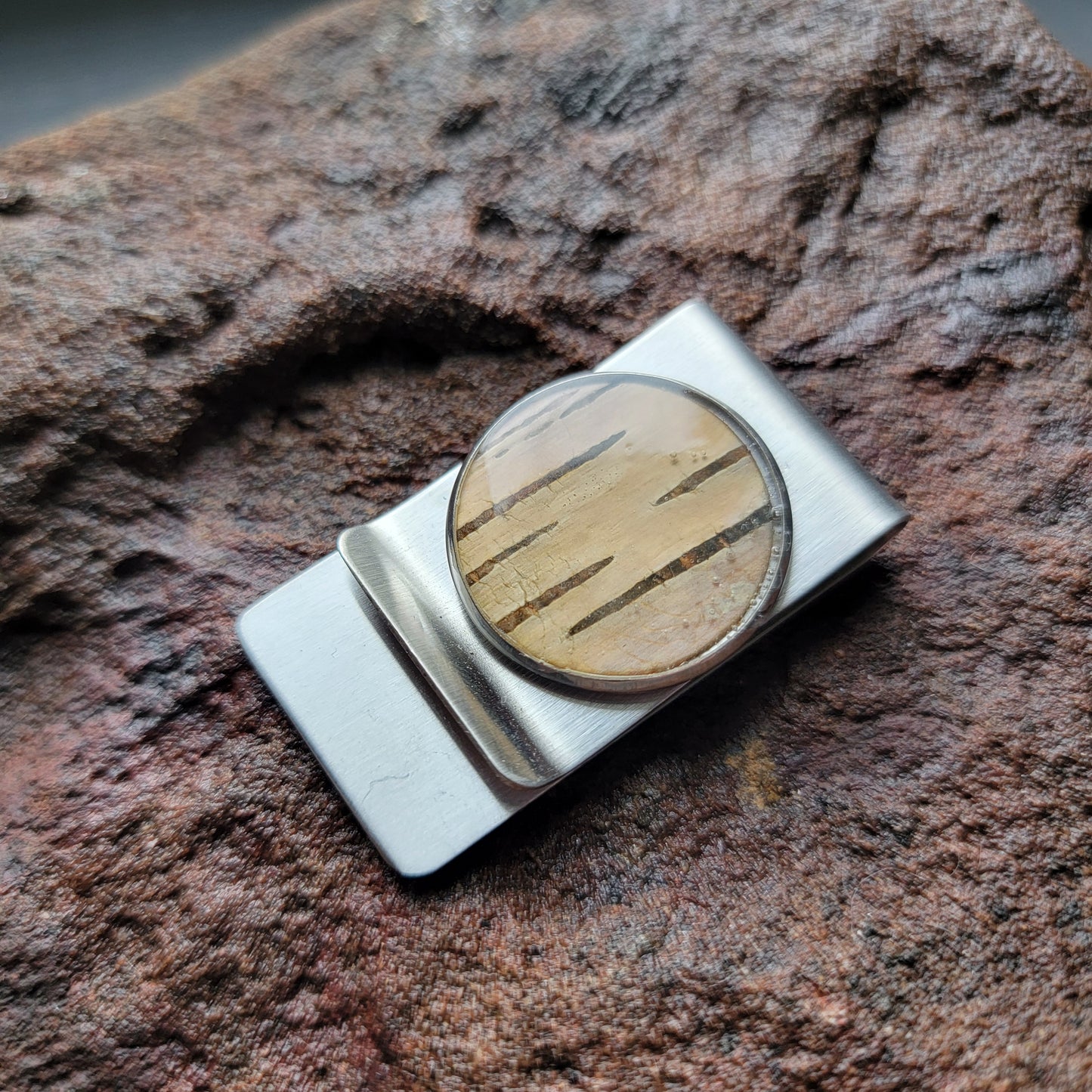 The James - Our Birch Money Clip - Wholesale