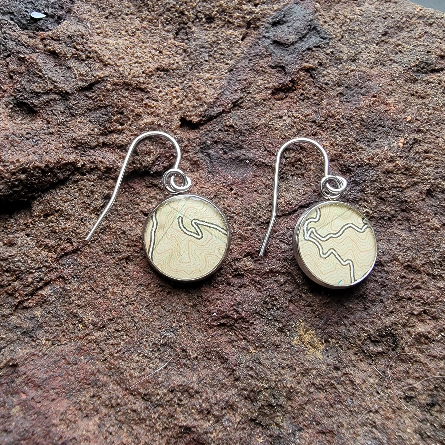 The Meredith - Our Round Map French Hook Earrings