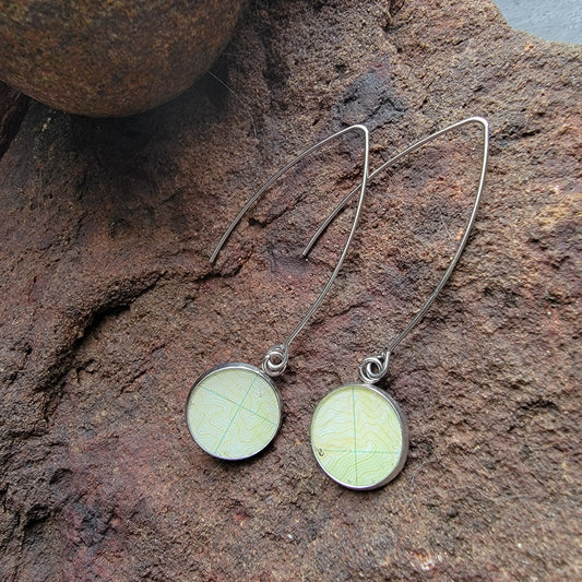 The Jamie - Our Round Map Open Dangle Earrings