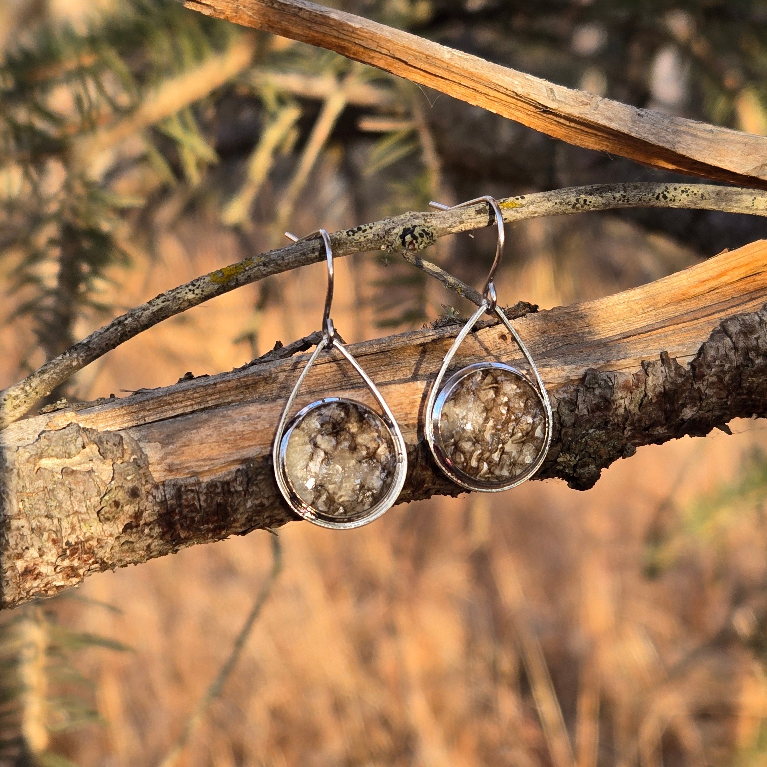 The Rylie - Our Round Pike Tear Drop Earrings