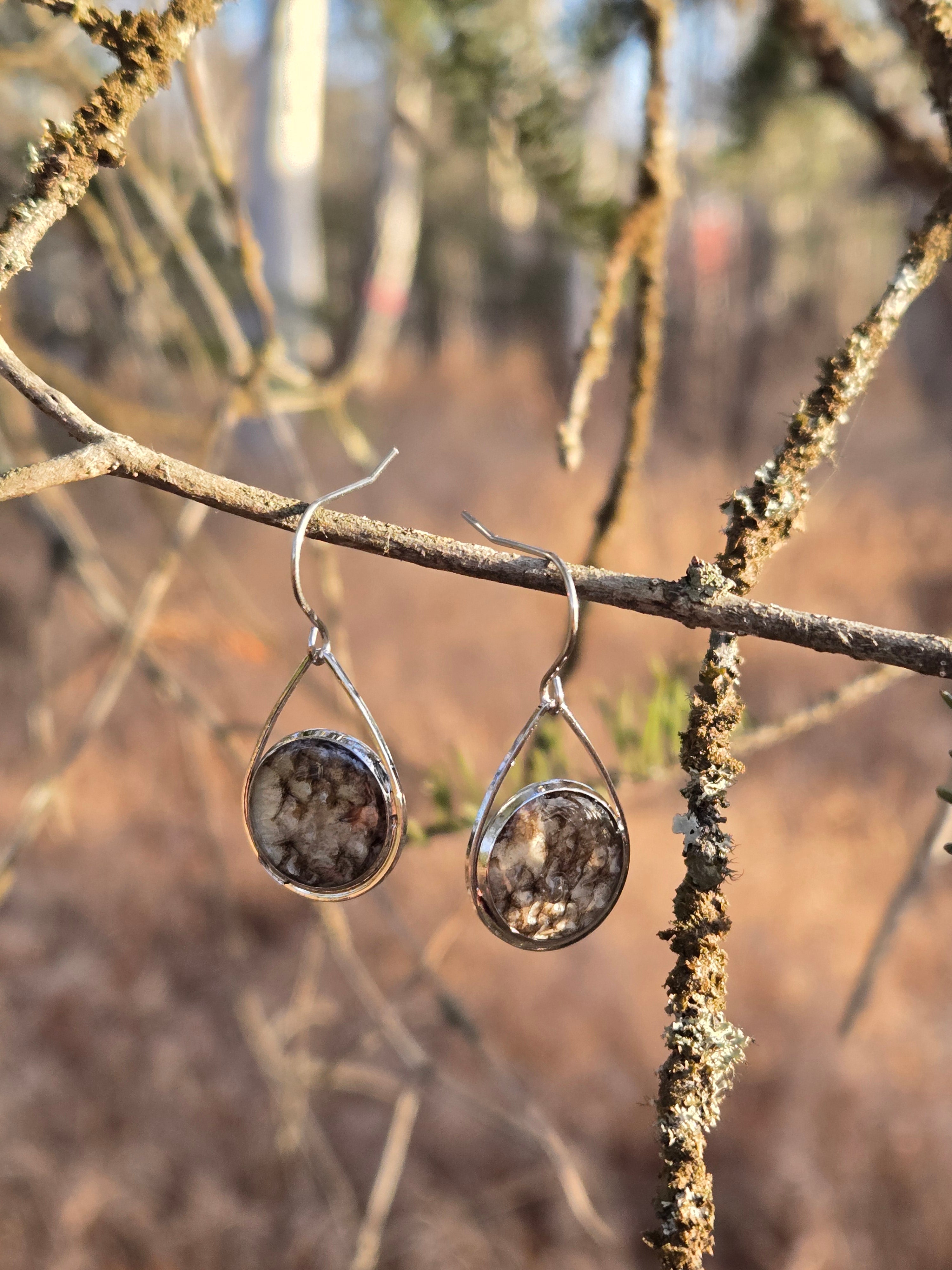 The Rylie - Our Round Pike Tear Drop Earrings