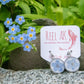The Mariella - Our Round Forget-Me-Not French Hook Earrings - Wholesale