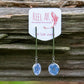 The Brianna - Our Round Forget-Me-Not Stick Drop Earrings - Wholesale