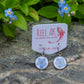 The Mariella - Our Round Forget-Me-Not French Hook Earrings - Wholesale