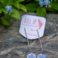 The Brianna - Our Round Forget-Me-Not Stick Drop Earrings - Wholesale