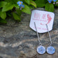 The Brianna - Our Round Forget-Me-Not Stick Drop Earrings - Wholesale