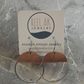 The Simone-  Our Caribou Leather Circle Band Earrings
