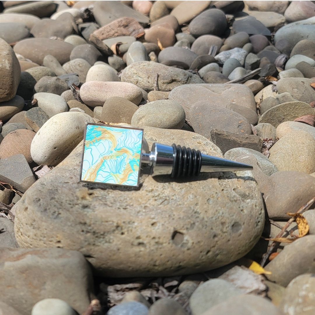 The Andrew - Our Map Wine Stopper