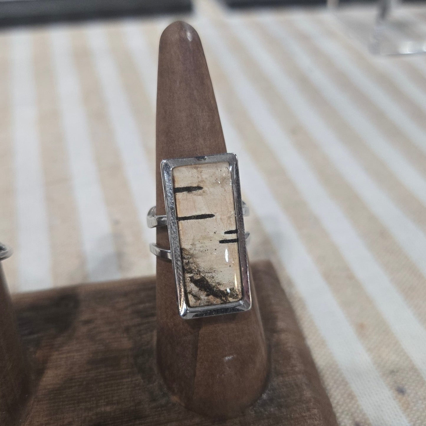 The Alexandra - Our Rectangle Birch Ring