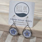 The Blake - Our Round Forget-Me-Not Tear Drop Earrings