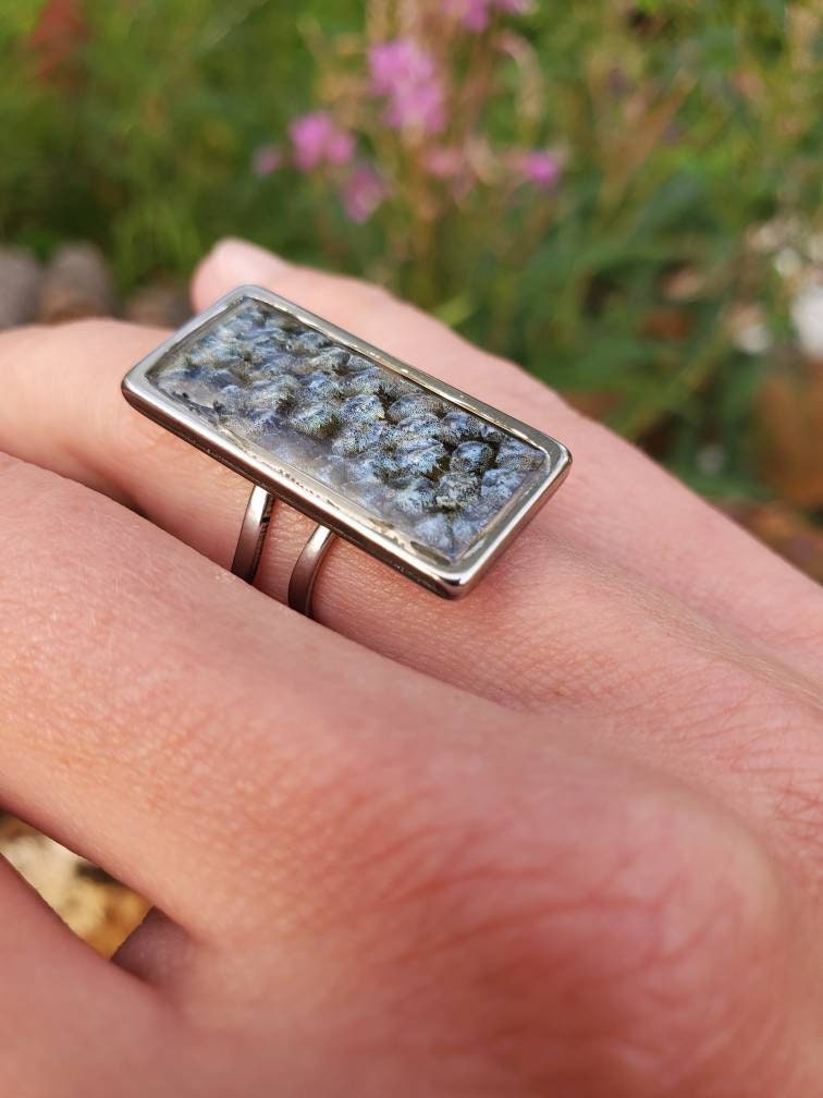 The Amber - Our Rectangle Salmon Ring - Wholesale