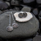 The Brenda - Our Round Salmon Stick Drop Earrings - Wholesale