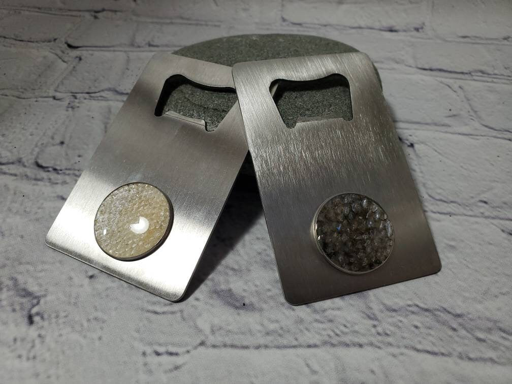 The Jeff - Our Round Salmon Scale Bottle Opener - Wholesale