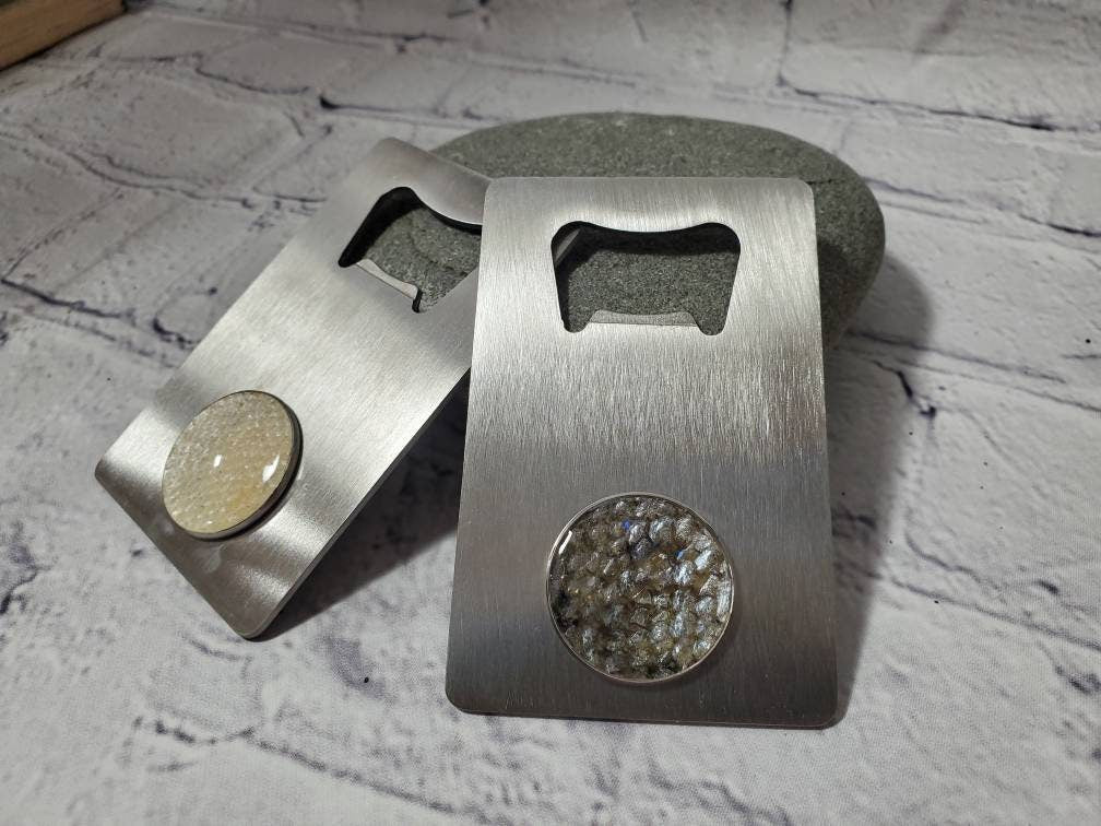 The Jeff - Our Round Salmon Scale Bottle Opener - Wholesale