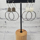 The Shelby - Our Halibut Leather Rectangular Band Earrings