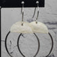 The Samantha - Our Halibut Leather Circular Band Earrings - Wholesale